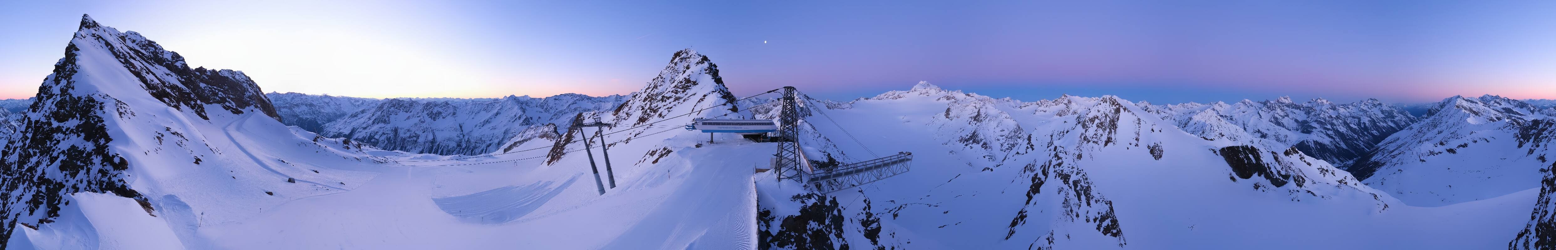 Archiv Foto Webcam Sölden - Tiefenbachgletscher Berg