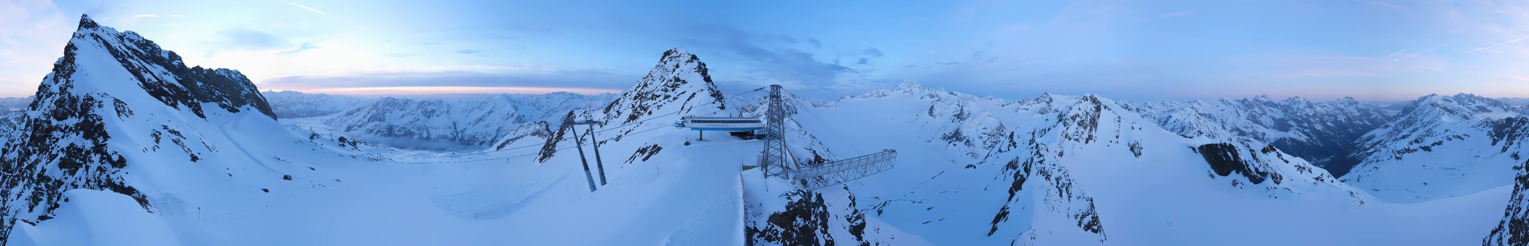 Archiv Foto Webcam Sölden - Tiefenbachgletscher Berg