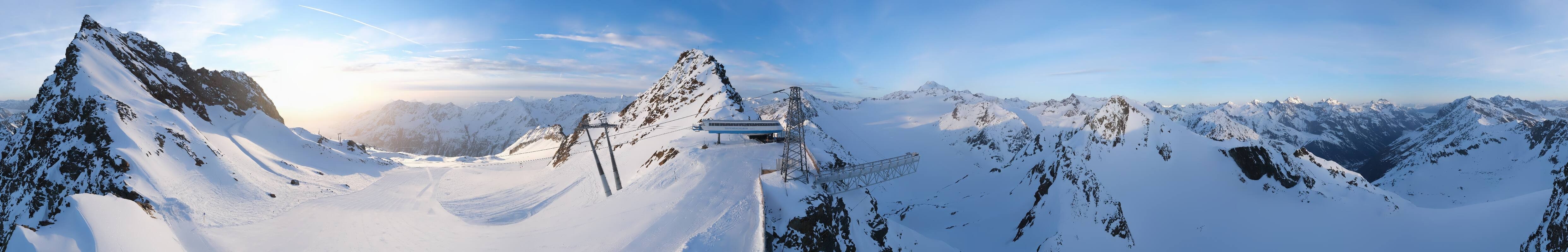 Archiv Foto Webcam Sölden - Tiefenbachgletscher Berg