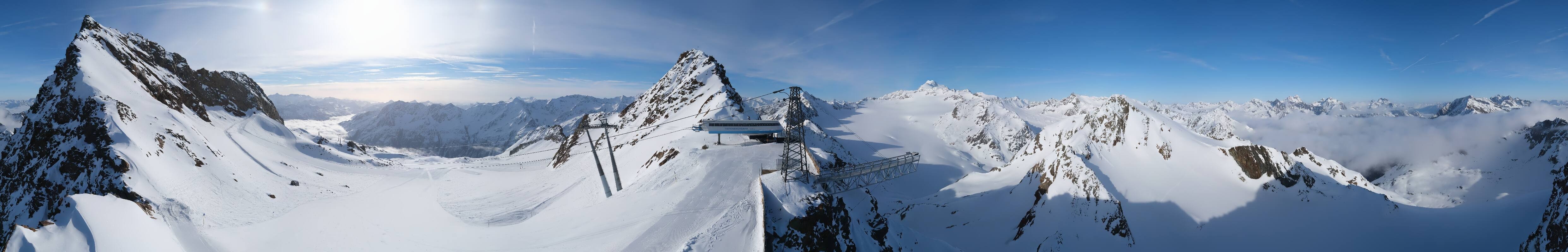 Archiv Foto Webcam Sölden - Tiefenbachgletscher Berg