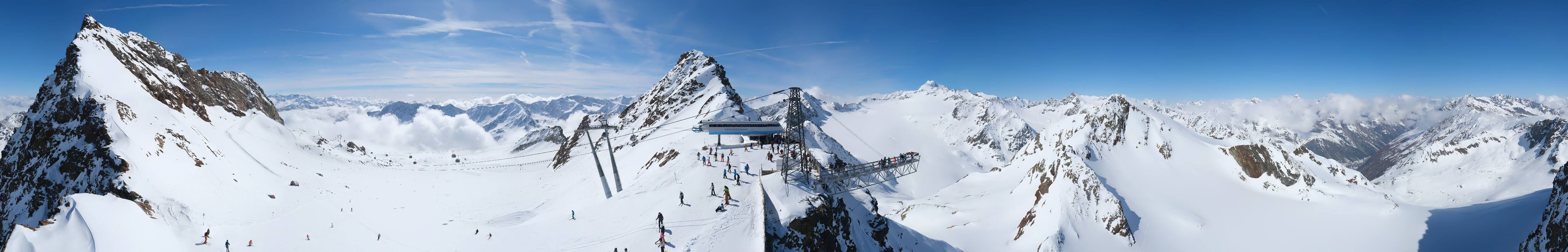 Archiv Foto Webcam Sölden - Tiefenbachgletscher Berg