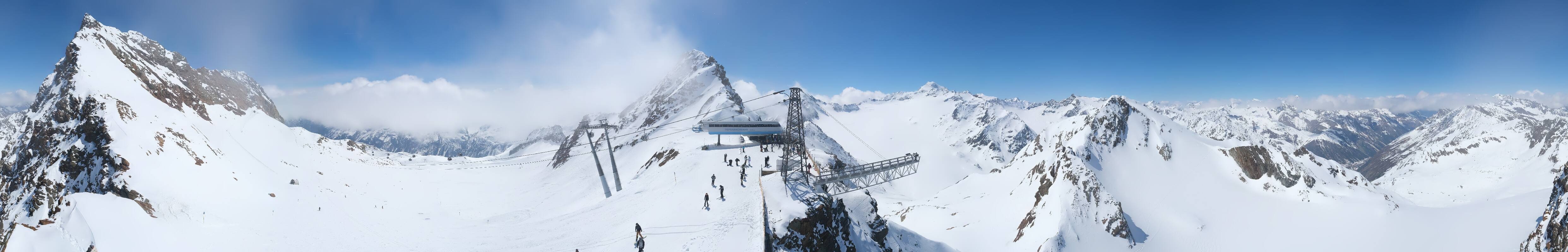 Archiv Foto Webcam Sölden - Tiefenbachgletscher Berg