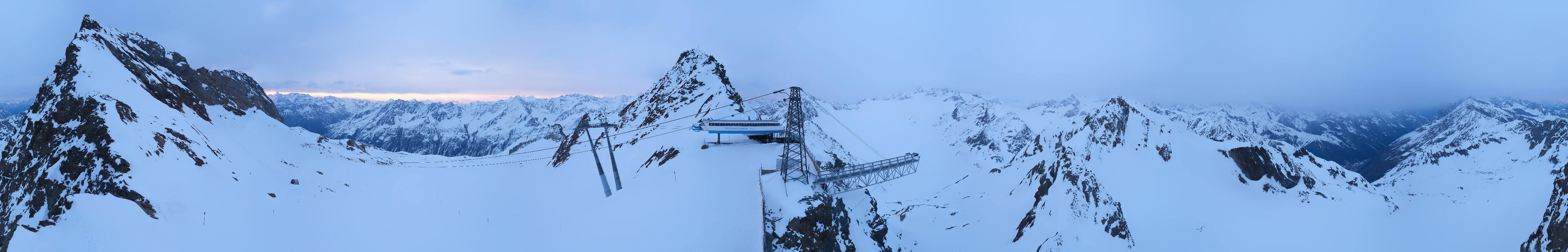 Archiv Foto Webcam Sölden - Tiefenbachgletscher Berg