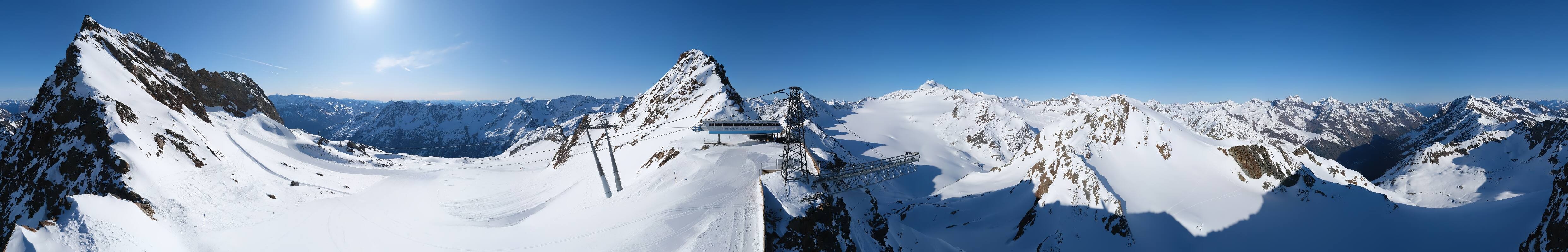Archiv Foto Webcam Sölden - Tiefenbachgletscher Berg
