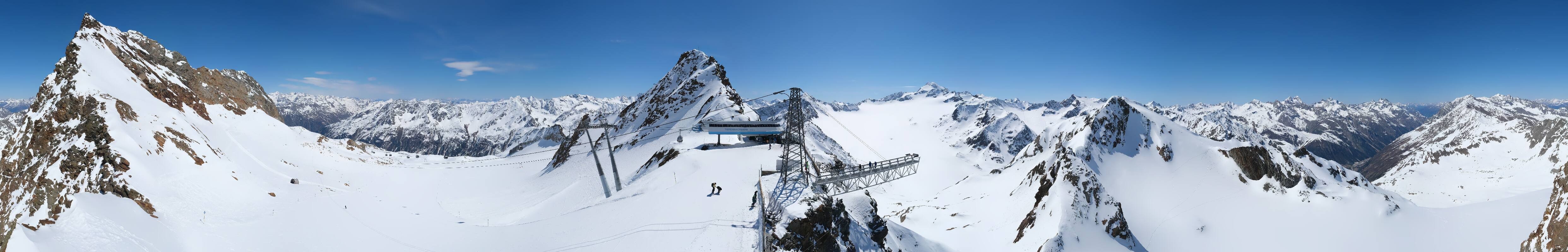 Archiv Foto Webcam Sölden - Tiefenbachgletscher Berg