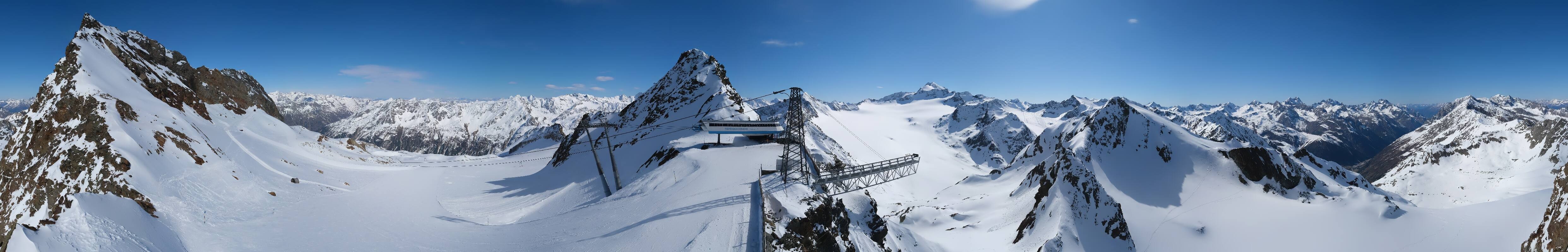 Archiv Foto Webcam Sölden - Tiefenbachgletscher Berg