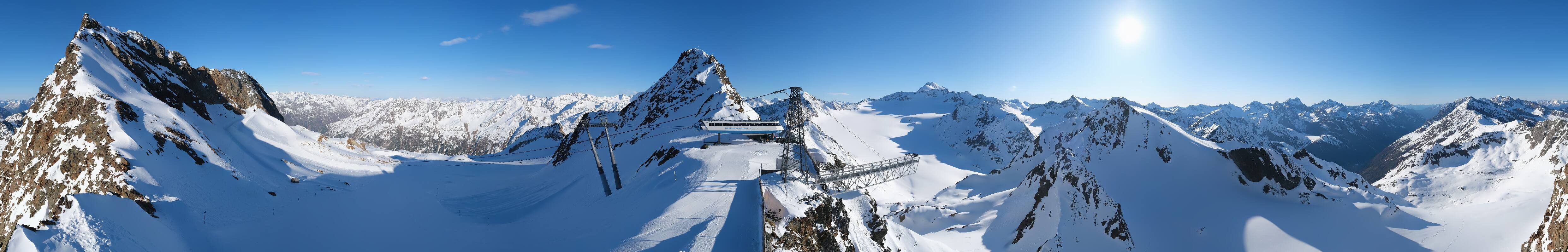 Archiv Foto Webcam Sölden - Tiefenbachgletscher Berg
