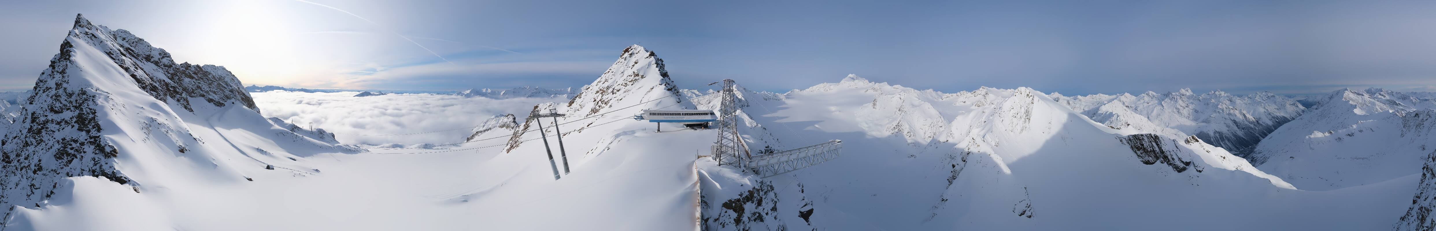 Archiv Foto Webcam Sölden - Tiefenbachgletscher Berg