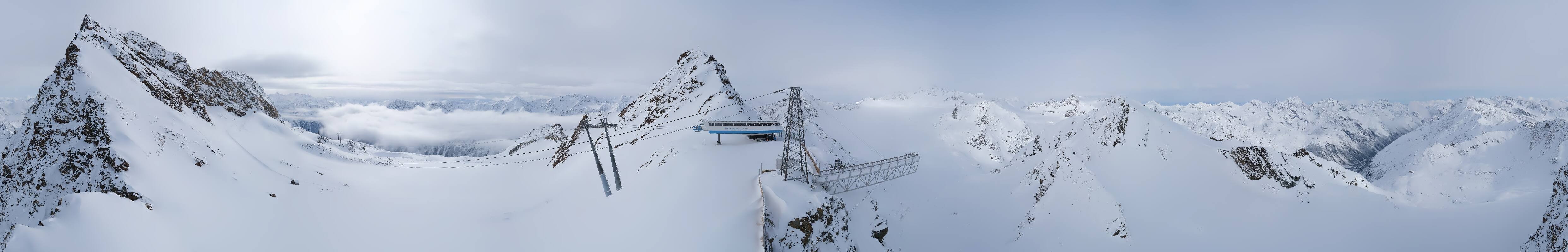 Archiv Foto Webcam Sölden - Tiefenbachgletscher Berg