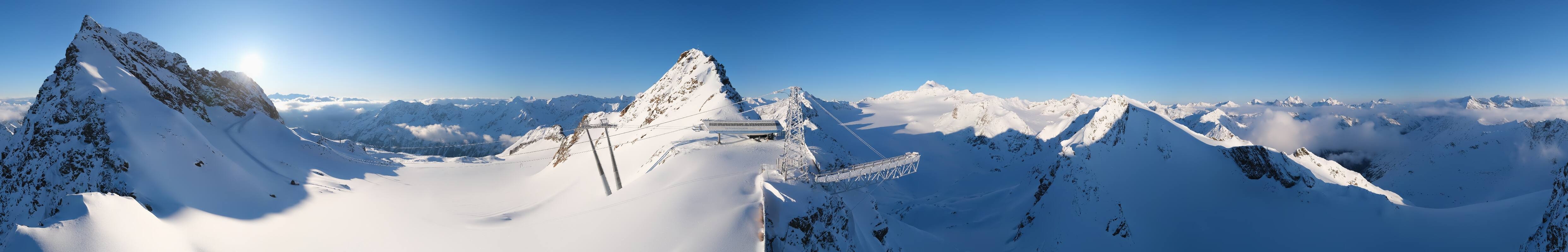 Archiv Foto Webcam Sölden - Tiefenbachgletscher Berg