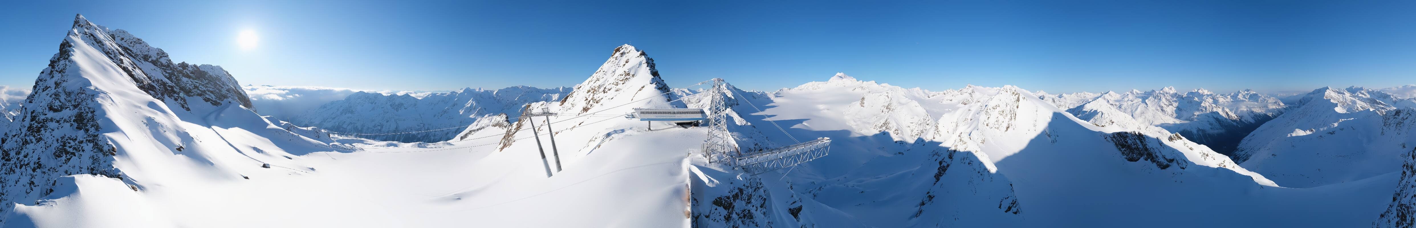 Archiv Foto Webcam Sölden - Tiefenbachgletscher Berg