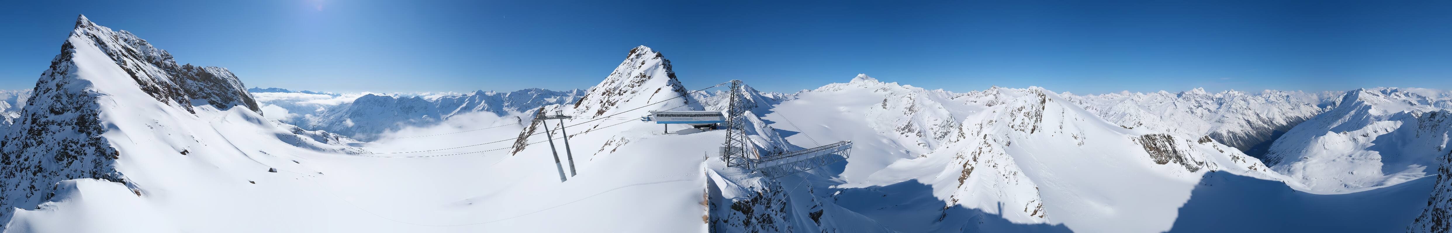 Archiv Foto Webcam Sölden - Tiefenbachgletscher Berg