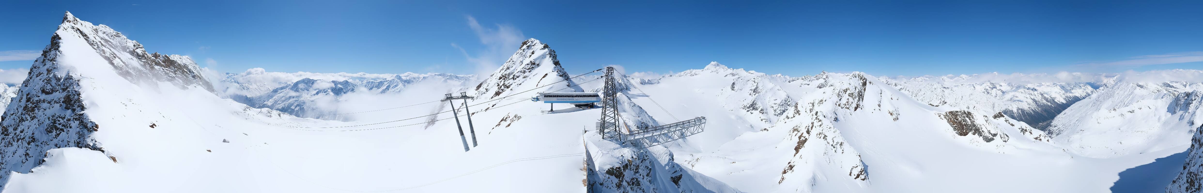 Archiv Foto Webcam Sölden - Tiefenbachgletscher Berg