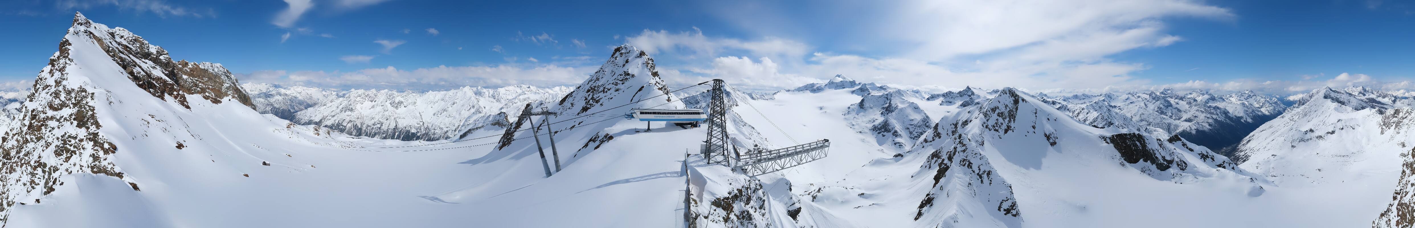 Archiv Foto Webcam Sölden - Tiefenbachgletscher Berg