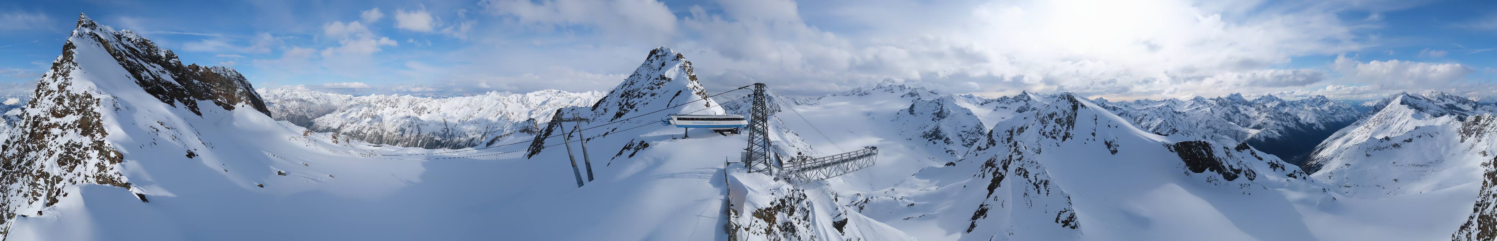 Archiv Foto Webcam Sölden - Tiefenbachgletscher Berg