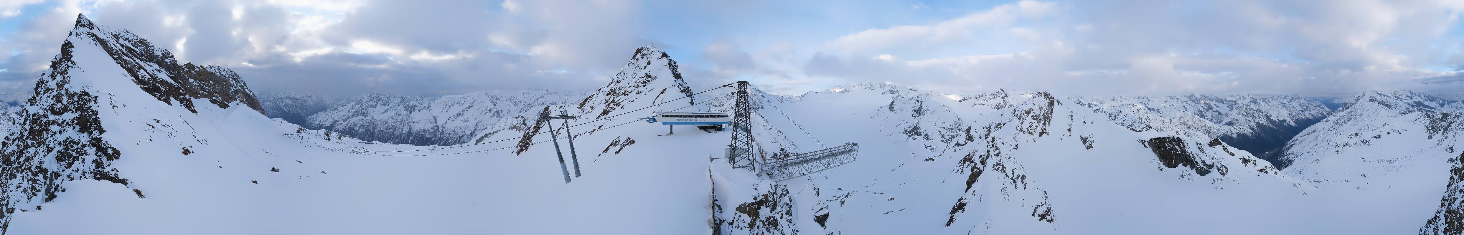 Archiv Foto Webcam Sölden - Tiefenbachgletscher Berg