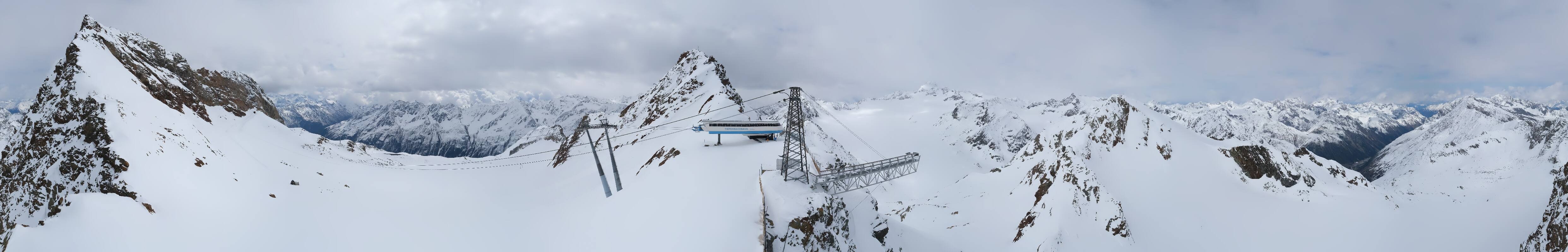 Archiv Foto Webcam Sölden - Tiefenbachgletscher Berg