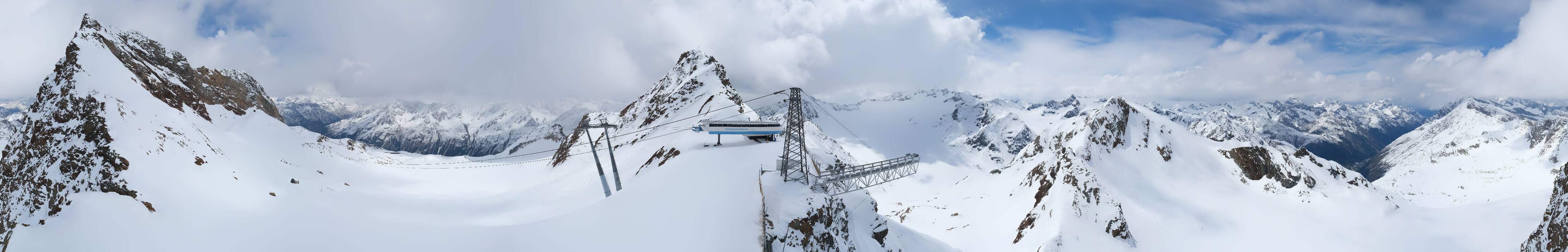 Archiv Foto Webcam Sölden - Tiefenbachgletscher Berg