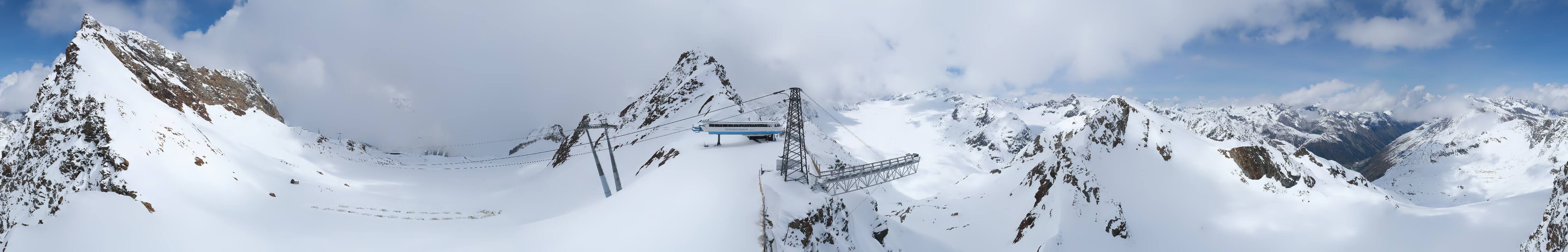 Archiv Foto Webcam Sölden - Tiefenbachgletscher Berg