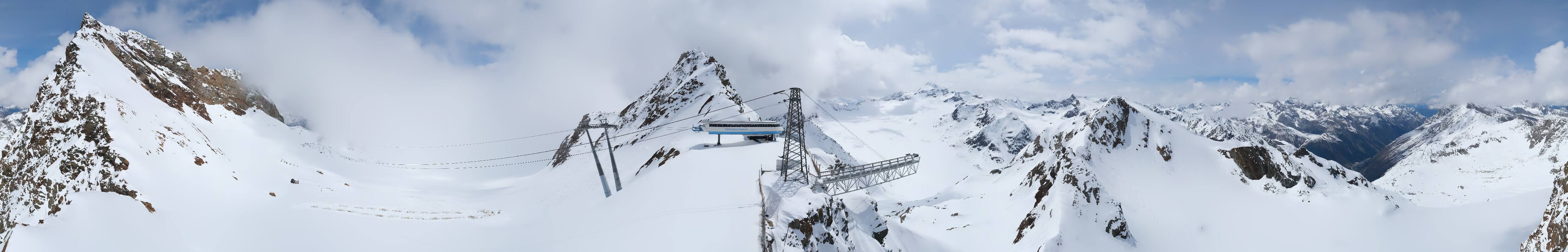 Archiv Foto Webcam Sölden - Tiefenbachgletscher Berg