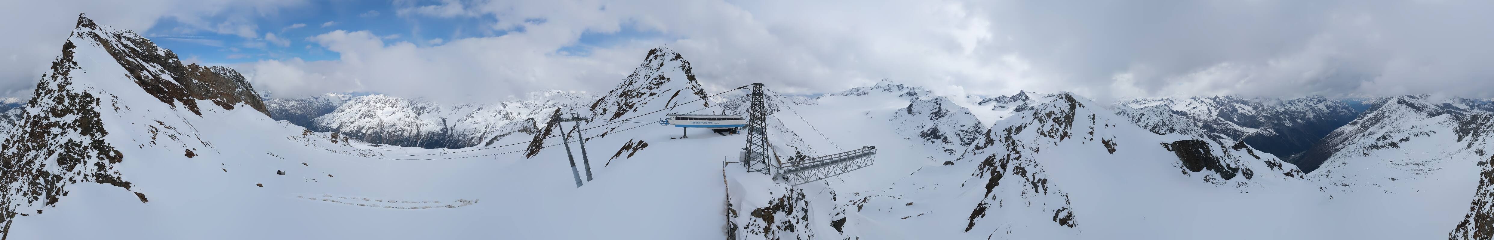 Archiv Foto Webcam Sölden - Tiefenbachgletscher Berg