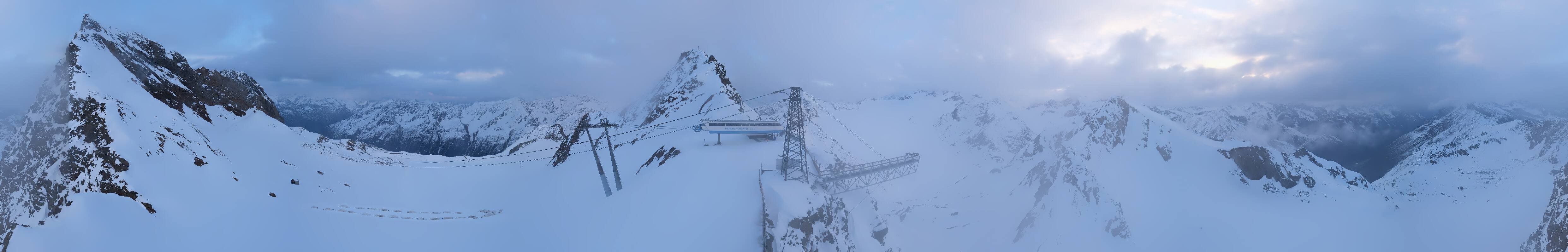 Archiv Foto Webcam Sölden - Tiefenbachgletscher Berg