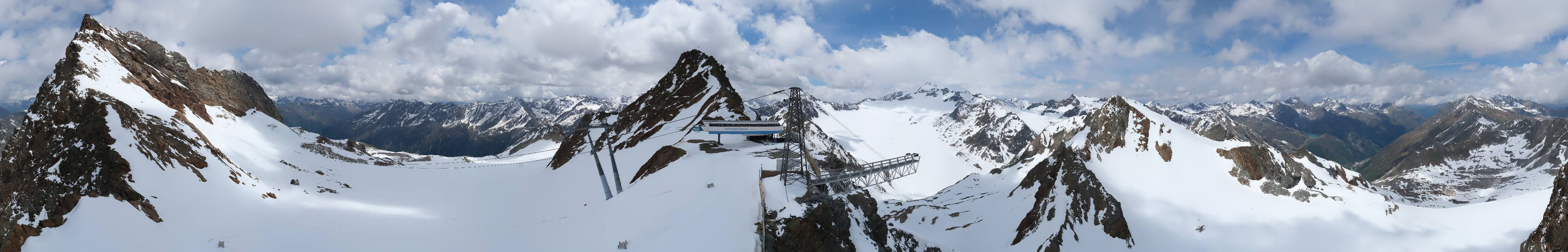 Archiv Foto Webcam Sölden - Tiefenbachgletscher Berg