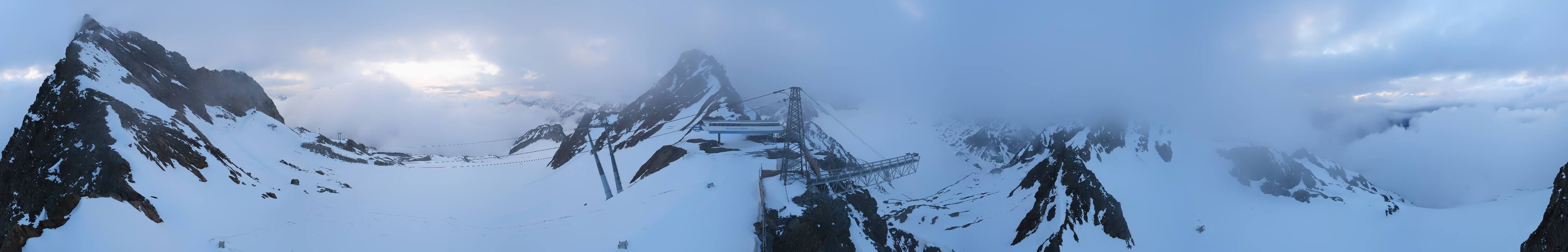 Archiv Foto Webcam Sölden - Tiefenbachgletscher Berg