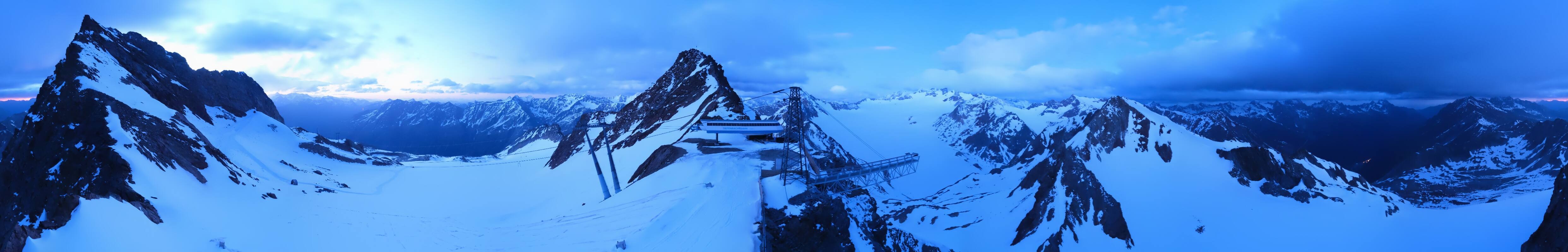 Archiv Foto Webcam Sölden - Tiefenbachgletscher Berg