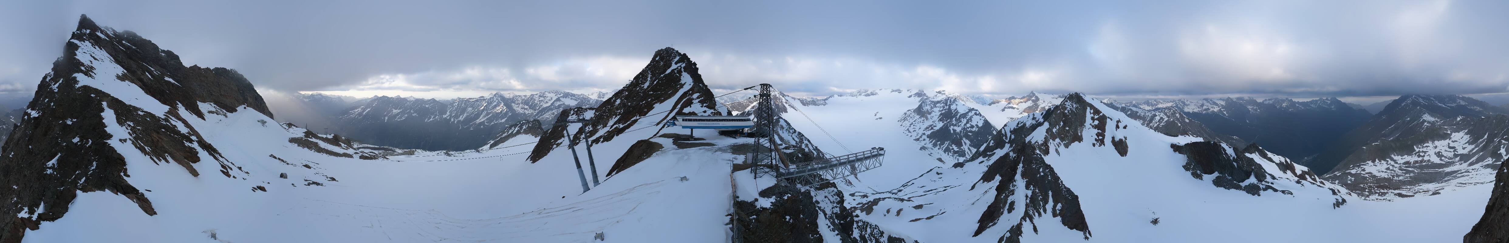 Archiv Foto Webcam Sölden - Tiefenbachgletscher Berg