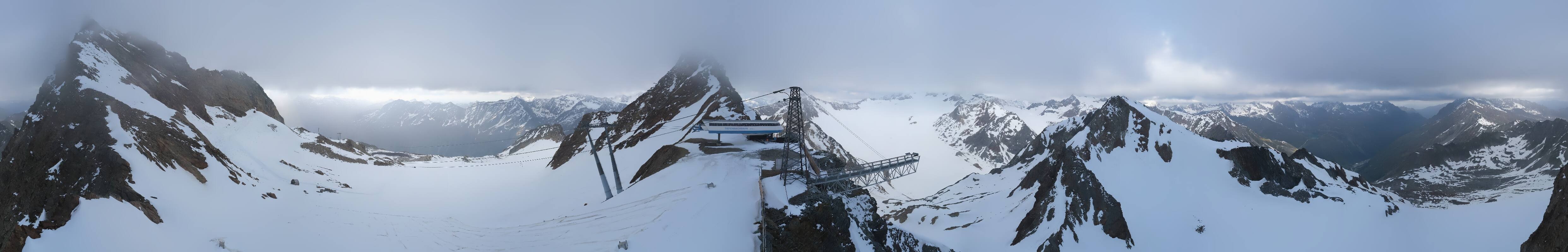 Archiv Foto Webcam Sölden - Tiefenbachgletscher Berg