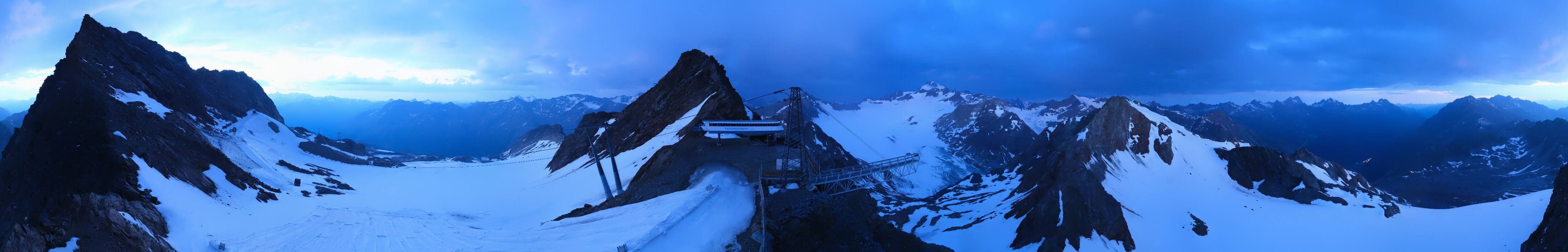 Archiv Foto Webcam Sölden - Tiefenbachgletscher Berg