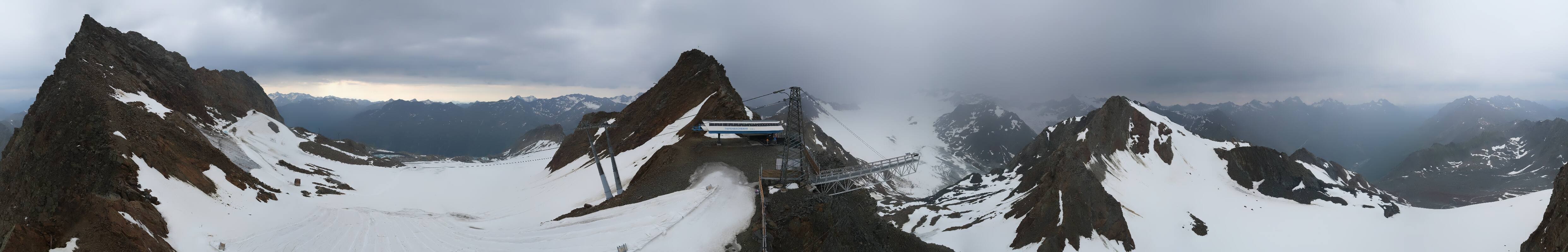 Archiv Foto Webcam Sölden - Tiefenbachgletscher Berg