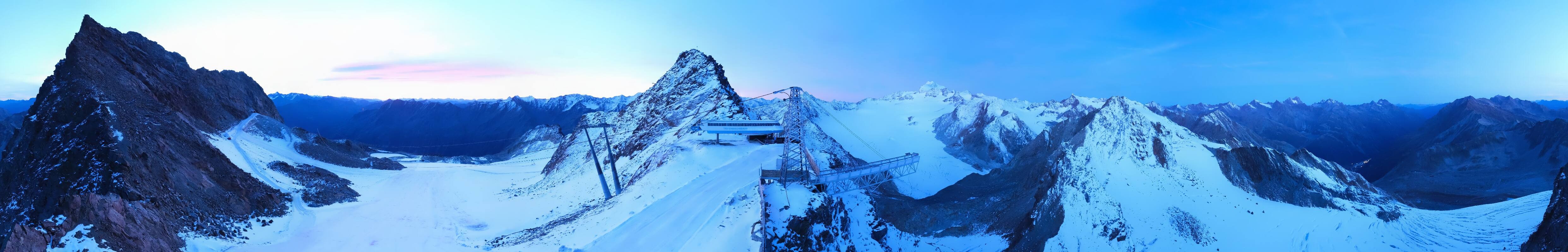 Archiv Foto Webcam Sölden - Tiefenbachgletscher Berg