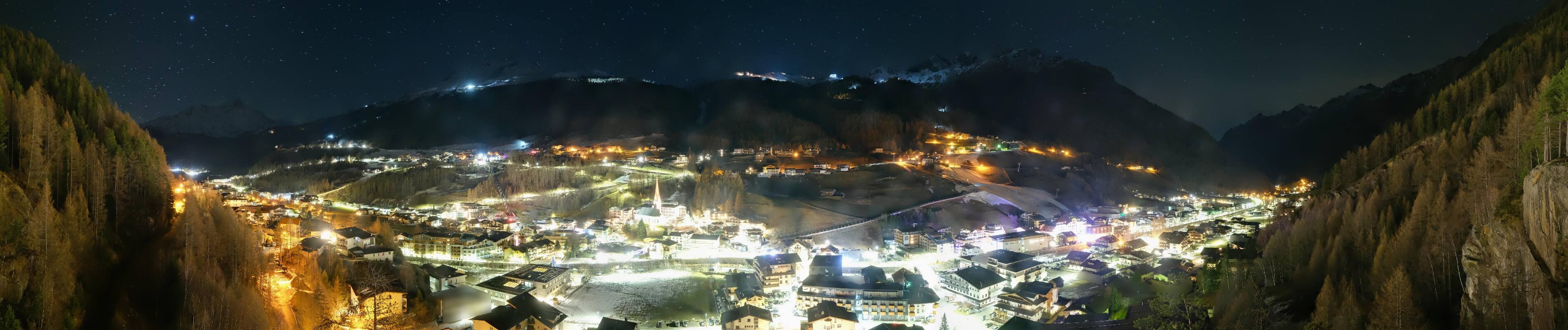 Archiv Foto Webcam Sölden - Ortspanorama