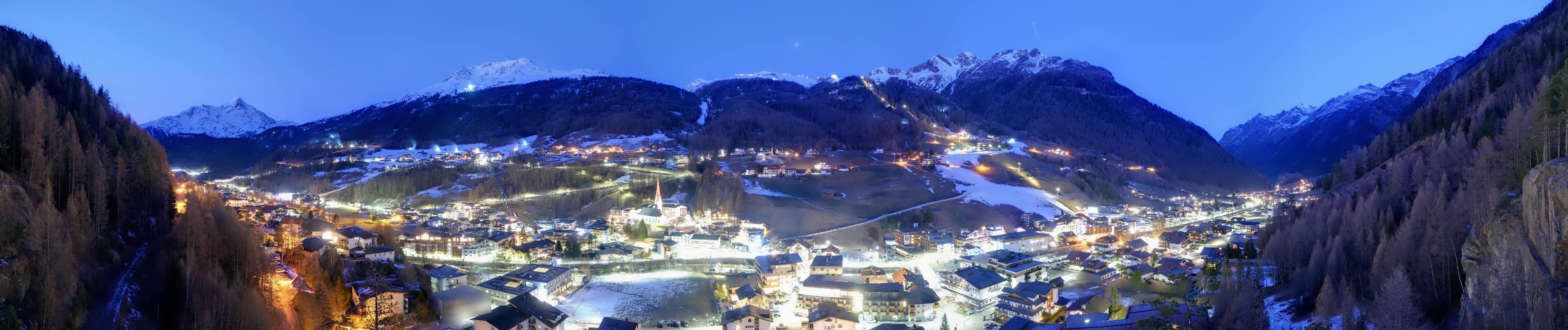 Archiv Foto Webcam Sölden - Ortspanorama