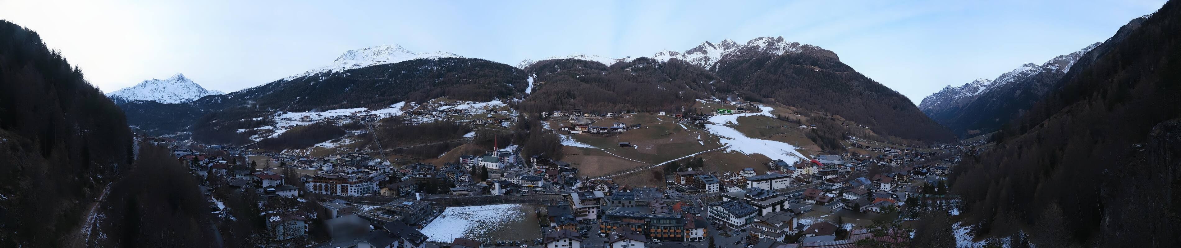 Archiv Foto Webcam Sölden - Ortspanorama