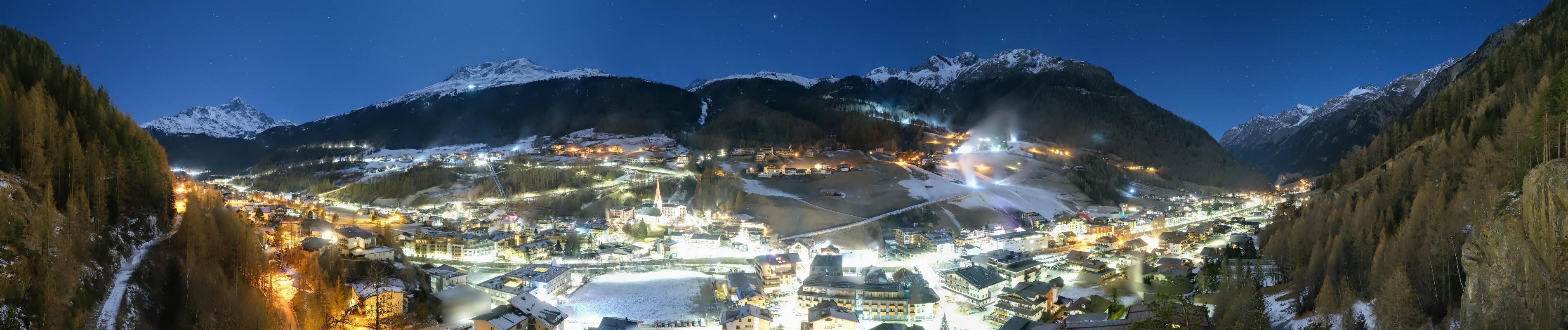 Archiv Foto Webcam Sölden - Ortspanorama