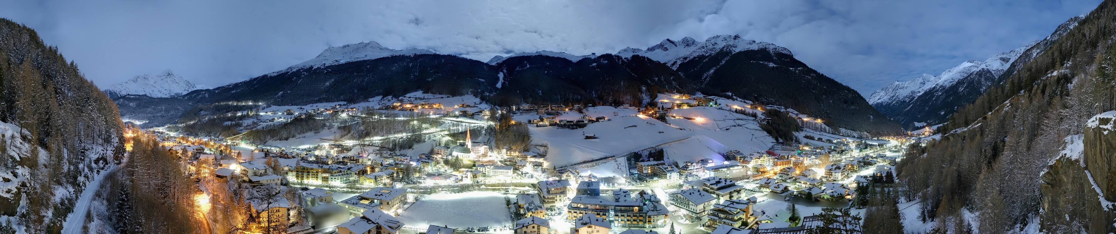 Archiv Foto Webcam Sölden - Ortspanorama