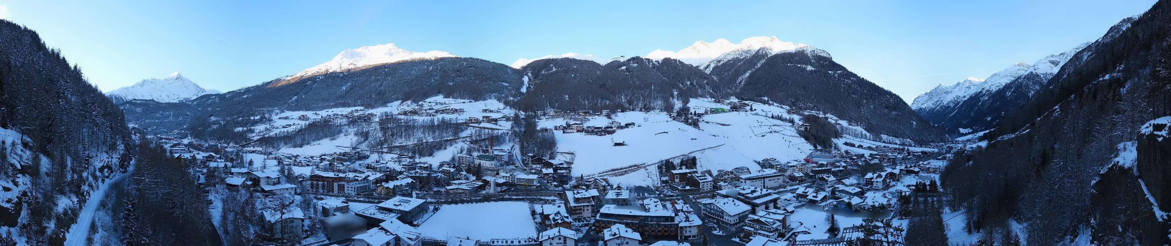 Archiv Foto Webcam Sölden - Ortspanorama