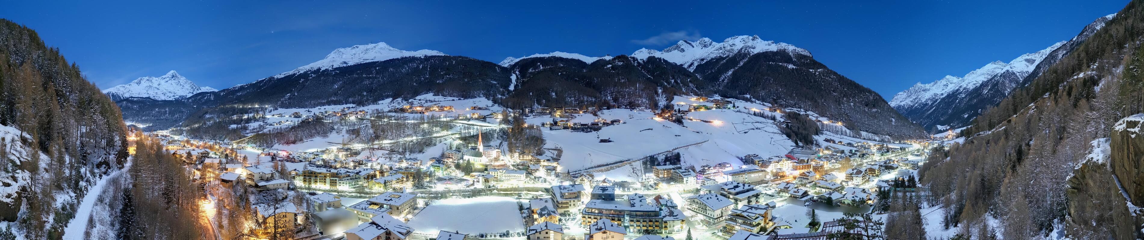 Archiv Foto Webcam Sölden - Ortspanorama