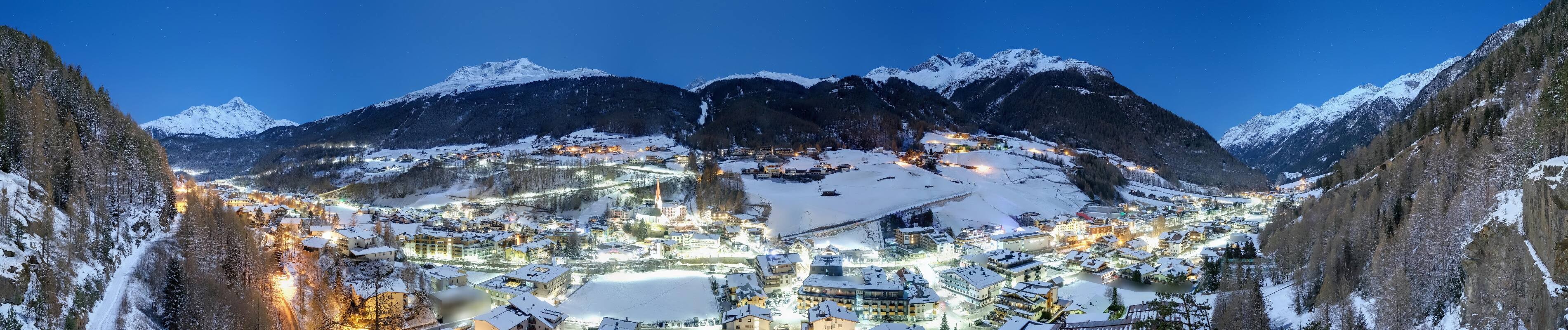 Archiv Foto Webcam Sölden - Ortspanorama