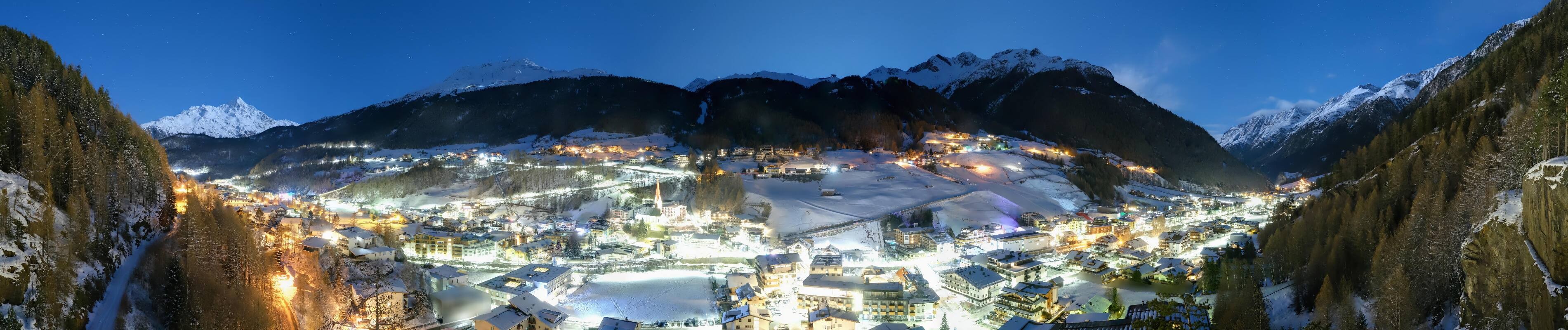 Archiv Foto Webcam Sölden - Ortspanorama