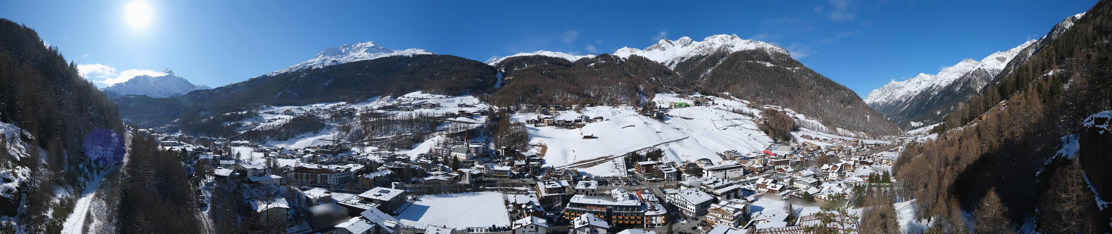 Archiv Foto Webcam Sölden - Ortspanorama