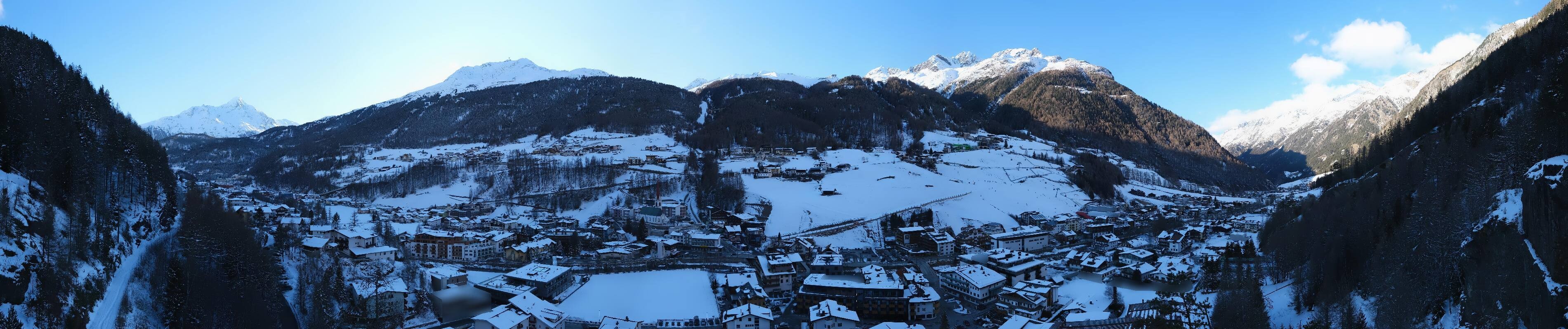 Archiv Foto Webcam Sölden - Ortspanorama