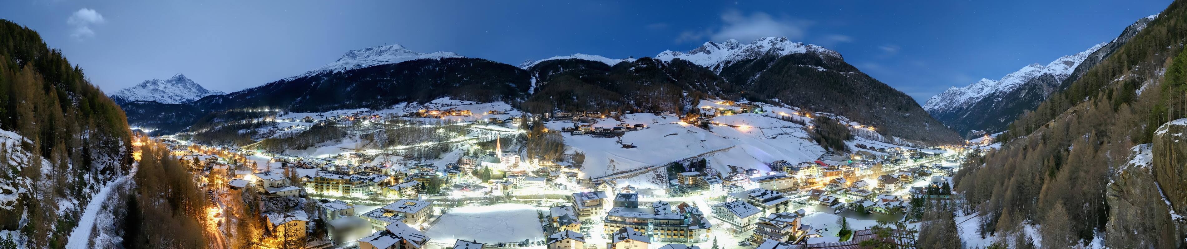 Archiv Foto Webcam Sölden - Ortspanorama