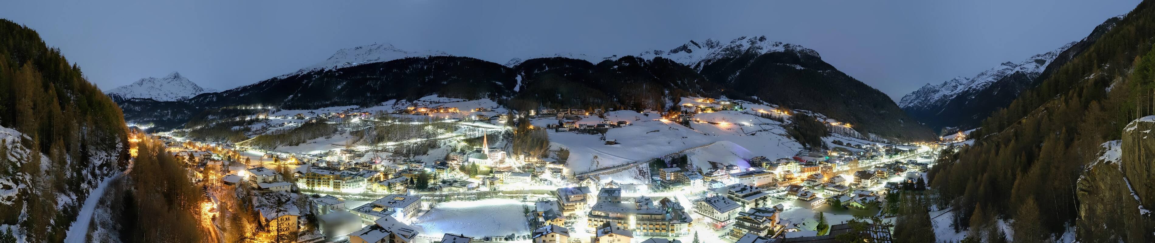 Archiv Foto Webcam Sölden - Ortspanorama