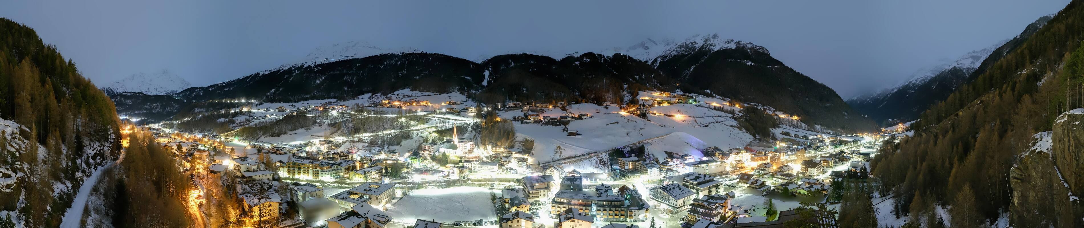 Archiv Foto Webcam Sölden - Ortspanorama