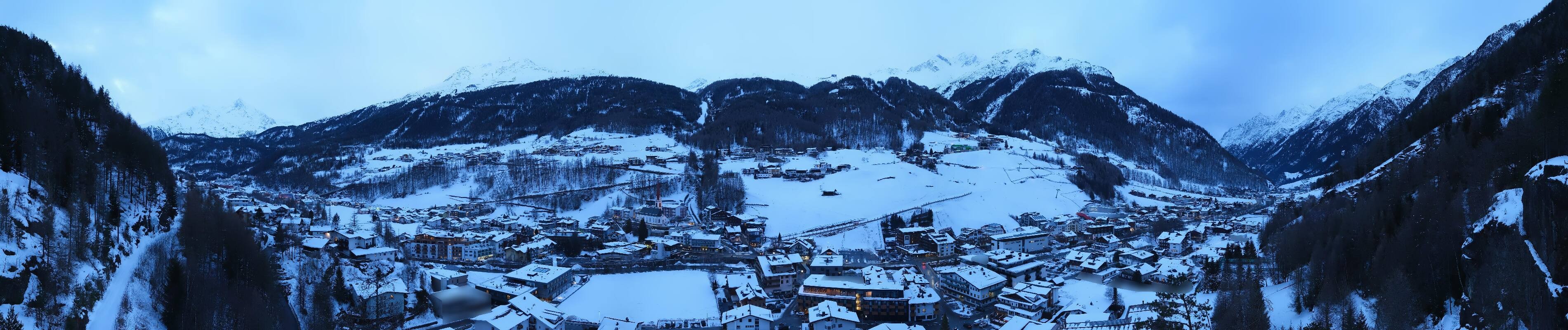 Archiv Foto Webcam Sölden - Ortspanorama