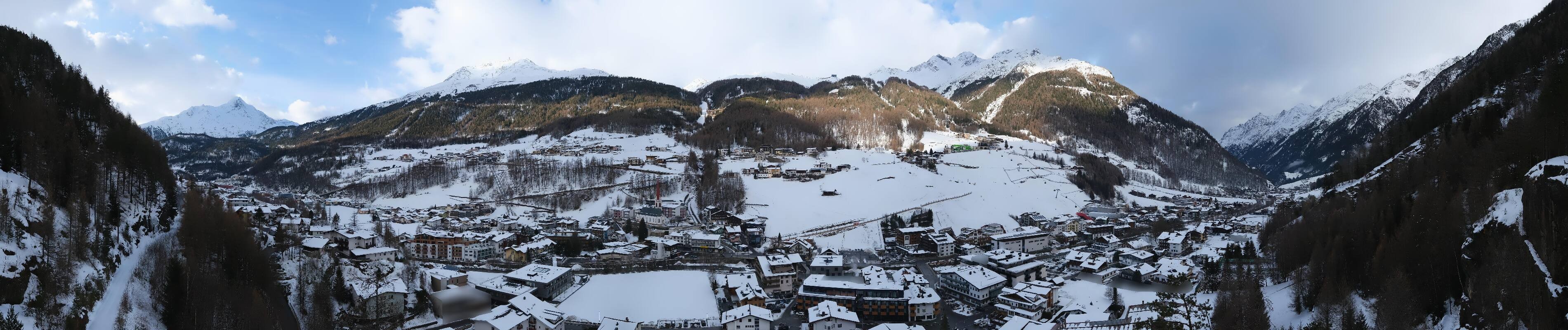 Archiv Foto Webcam Sölden - Ortspanorama